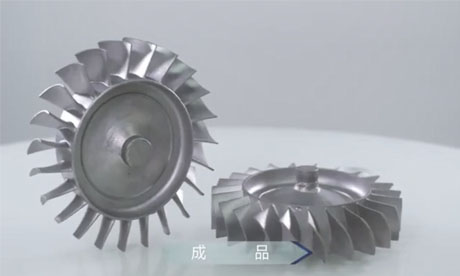 去型殼、澆注、去殼、打磨成品